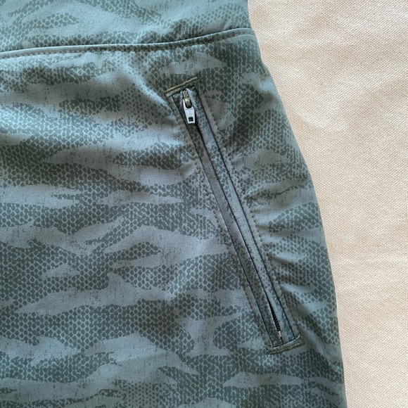 Orvis Active Skort Quick Dry Green Camouflage Lined Shorts Outdoor Casual Large - Picture 4 of 9